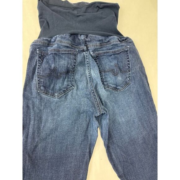 Adriano Goldschmied Maternity Jeans Slim Ankle Skinny Full Panel - Size 31 R - Picture 8 of 8